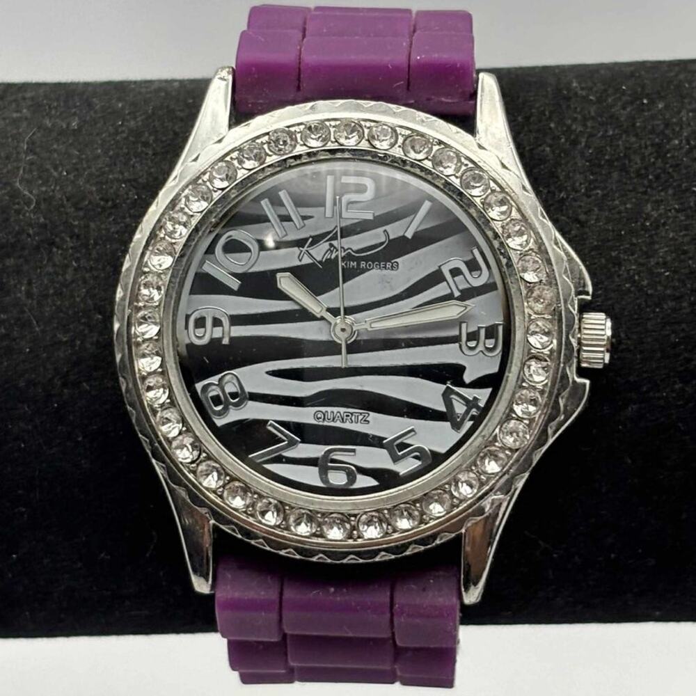 Purple Zebra Kim Rogers Watch